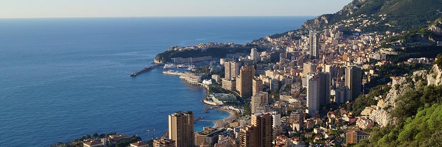 View on the apartment hotels in Monaco